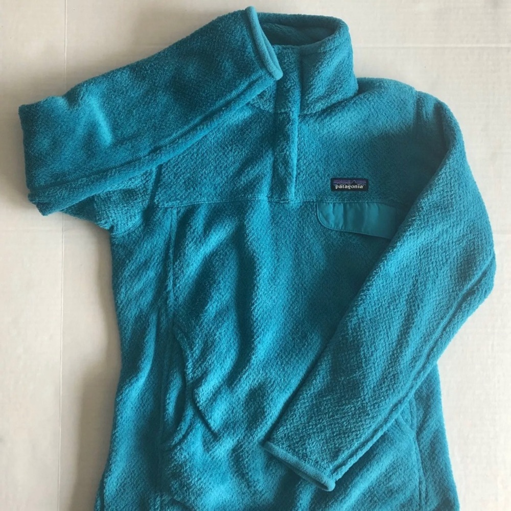 Women’s Patagonia Aqua Polartec Fleece Snap-T XS